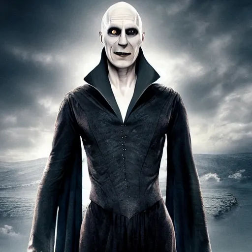 Image similar to emma watson as lord voldemort, no nose