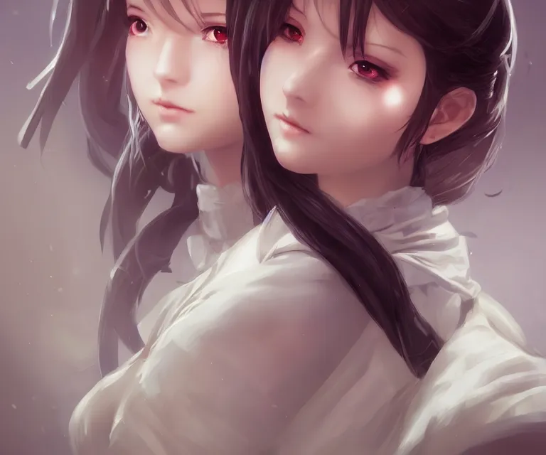 Prompt: cute friendly akihabara maid by charlie bowater and titian and artgerm, intricate, face, japanese street, elegant, beautiful, highly detailed, dramatic lighting, sharp focus, trending on artstation, artstationhd, artstationhq, unreal engine, 4 k, 8 k