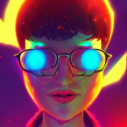 Prompt: skill arab magic geek inside matrix deepdream radiating a glowing aura stuff loot legends stylized digital illustration video game icon artstation lois van baarle, ilya kuvshinov, rossdraws,