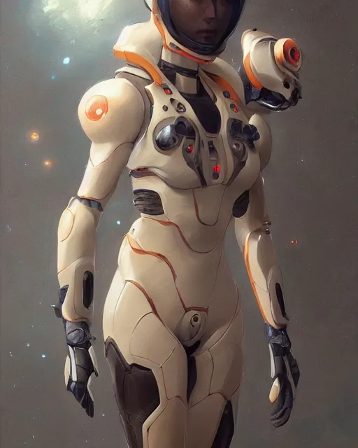 Image similar to Hyper realistic painting of a beautiful girl in an EVA plugsuit, hyper detailed, anime, by greg rutkowski, trending on artstation