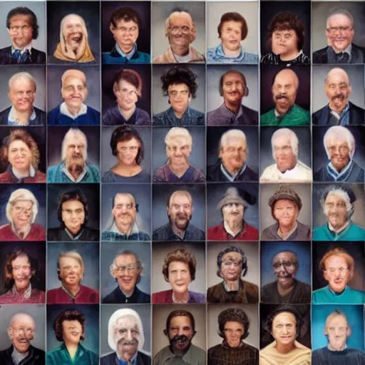 Image similar to photograph of every human in existence, 8k