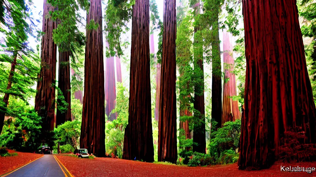 Image similar to San Francisco intertwined with Redwoods; by Klaus Bürgle and Imperial Boy;