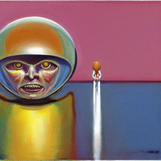 Image similar to alien by wayne thiebaud