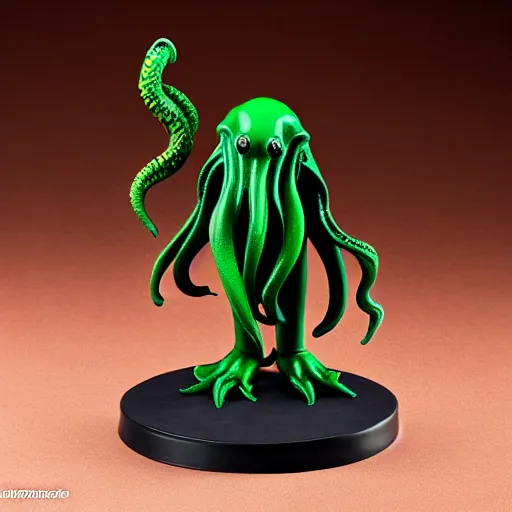 Image similar to a cthulhu figma figurine, product shot