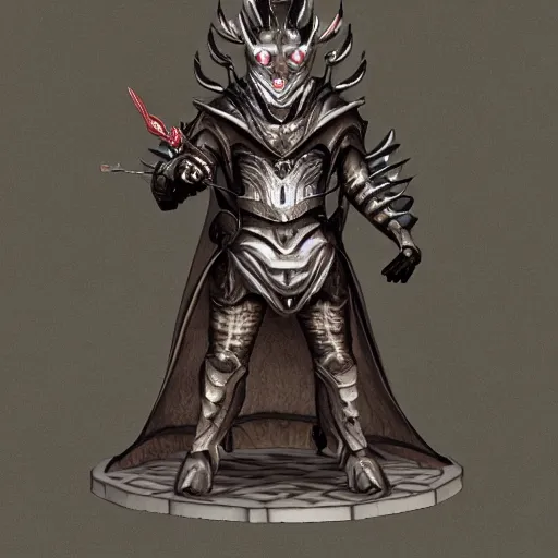 Prompt: daedric armor, anthropomorphic shiba inu, tavern banquet, stuning 3 d render, masterpiece, glowing aura, by tsutomu nihei, realistic face