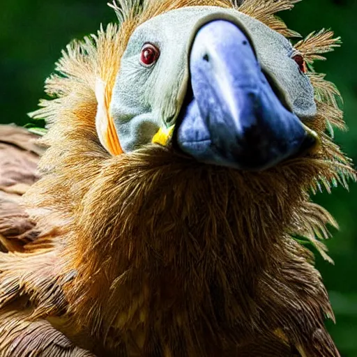 Image similar to real photograph of a dodo bird in a zoo