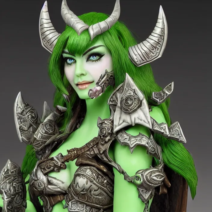 Image similar to ysera, an world of warcraft portrait of ysera, figurine, detailed