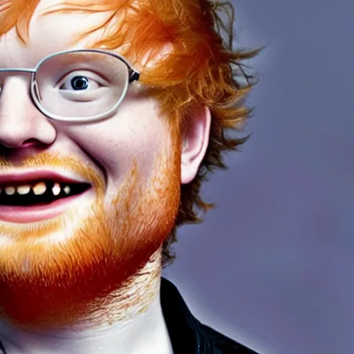 Image similar to ed sheeran as an egg