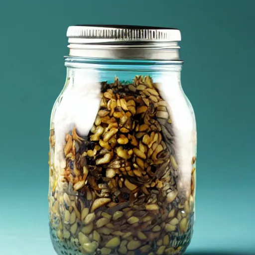 Image similar to a jar with pickled rats