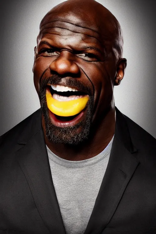 Prompt: 📷 terry crews is jelly, made of food, head portrait, dynamic lighting, 4 k