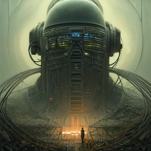 Image similar to low angle shot of a cyberpunk robot character in chernobyl, intricate, elegant, highly detailed, centered, digital painting, artstation, concept art, smooth, sharp focus, illustration, artgerm, Tomasz Alen Kopera, Peter Mohrbacher, donato giancola, Joseph Christian Leyendecker, WLOP, Boris Vallejo