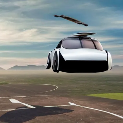Image similar to a flying car from 2 1 0 0