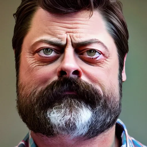 Image similar to Nick Offerman by Jeffrey Smith and Erin Hanson and Chad Knight