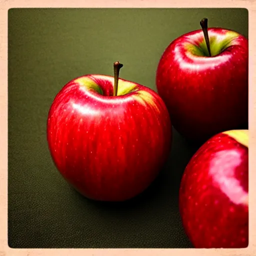 Prompt: red (((apple)))!!!