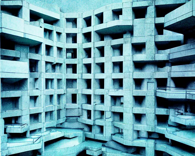 Image similar to seapunk brutalism