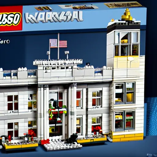 Image similar to fbi raid maralago lego set