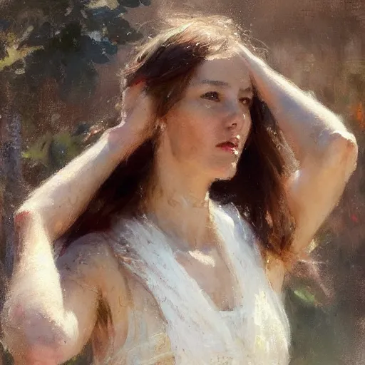 Image similar to photo of young woman by daniel f. gerhartz