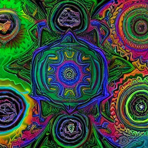 Prompt: dmt trip described by joe rogan