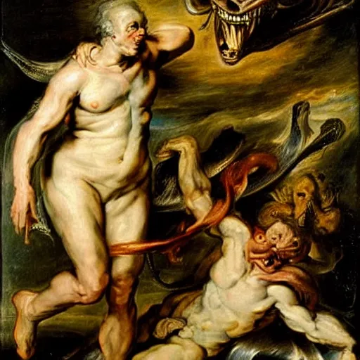 Image similar to alien by peter paul rubens