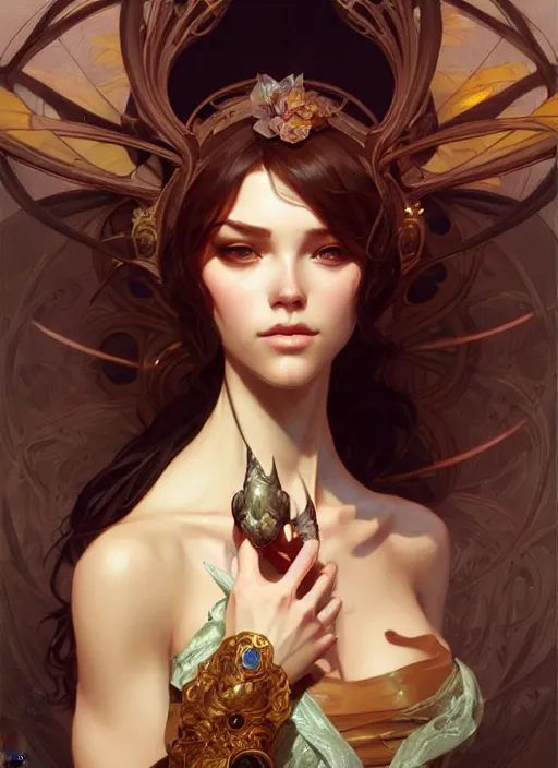 Image similar to cute anthropomorphic, fantasy, intricate, elegant, highly detailed, digital painting, artstation, concept art, wallpaper, smooth, sharp focus, illustration, art by artgerm and greg rutkowski and alphonse mucha