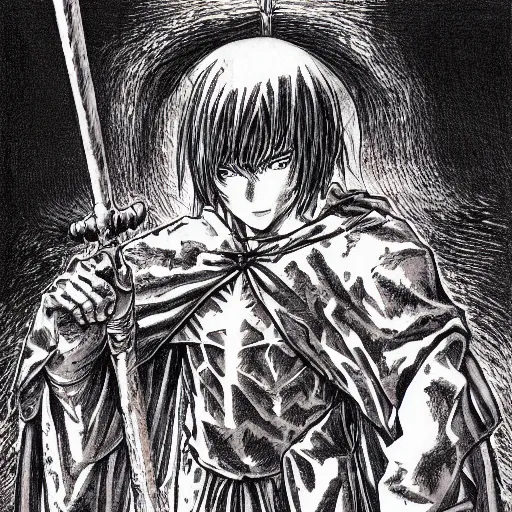 Image similar to Salvation by Kentaro Miura