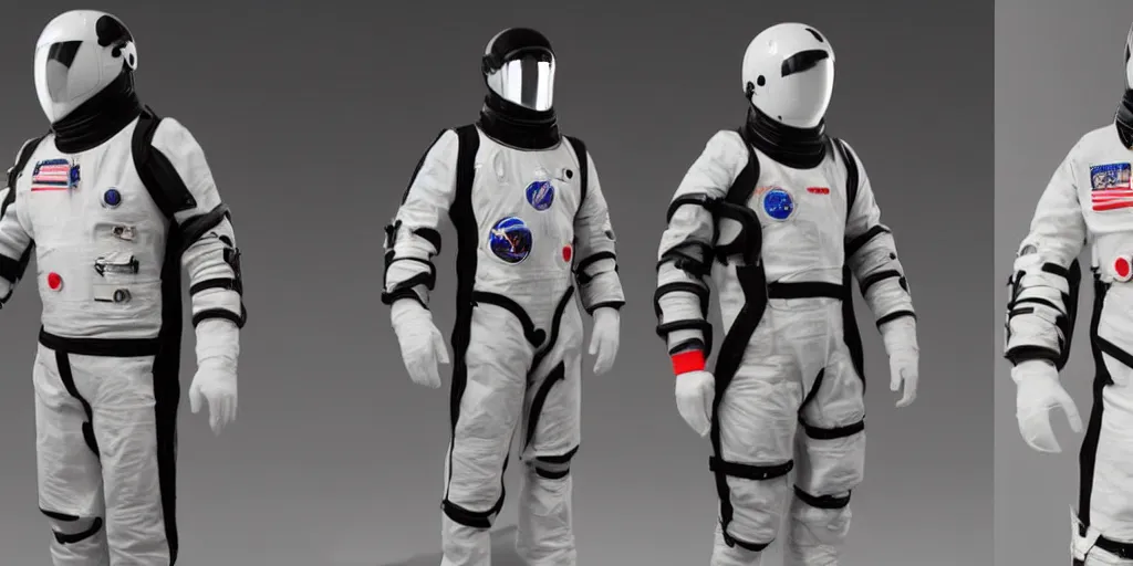 Image similar to photo of high-tech space suit design exoskelet