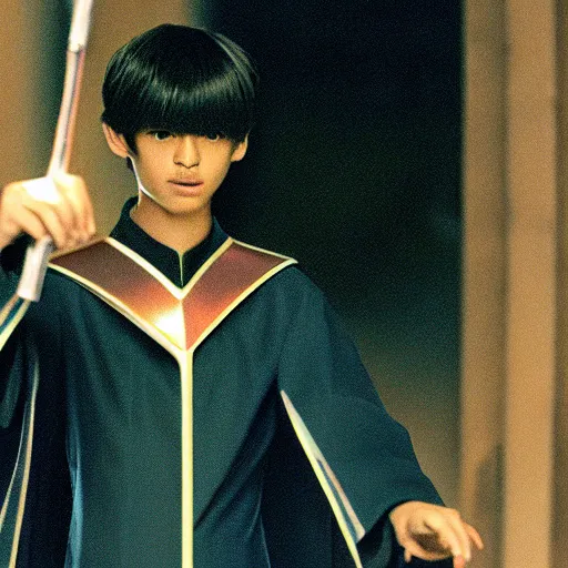 Image similar to seto kaiba in the goblet of fire, still of order of the phoenix