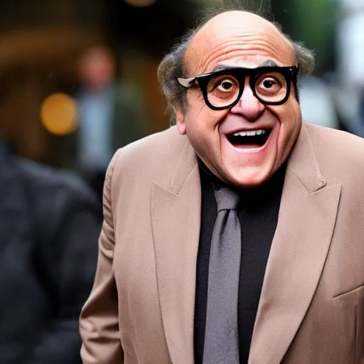 Image similar to danny devito's face in a potato