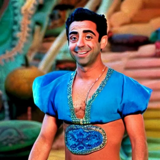 Prompt: HQ Still of Xavi Hernandez in Aladdin (1992)