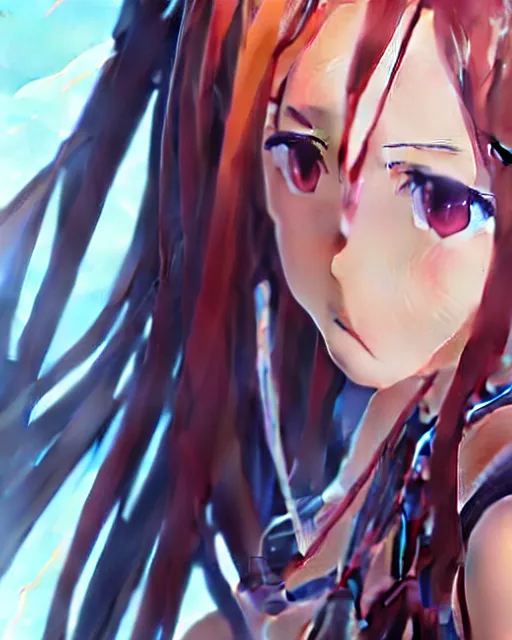 Prompt: photo of asuna from sao, asuna by a - 1 pictures, by greg rutkowski, artgerm, gil elvgren, rossdraws, enoch bolles, glossy skin, pearlescent, anime, very coherent, trending