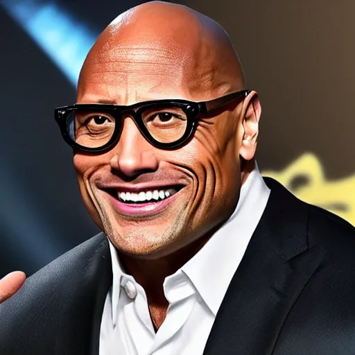 Image similar to Dwayne Johnson as Danny DeVito
