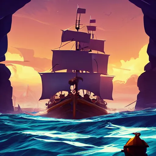 Image similar to painting jack the pirate on sea of thieves game avatar hero smooth face median photoshop filter cutout vector behance hd by jesper ejsing, by rhads, makoto shinkai and lois van baarle, ilya kuvshinov, rossdraws, illustration, art by ilya kuvshinov and gustav klimt