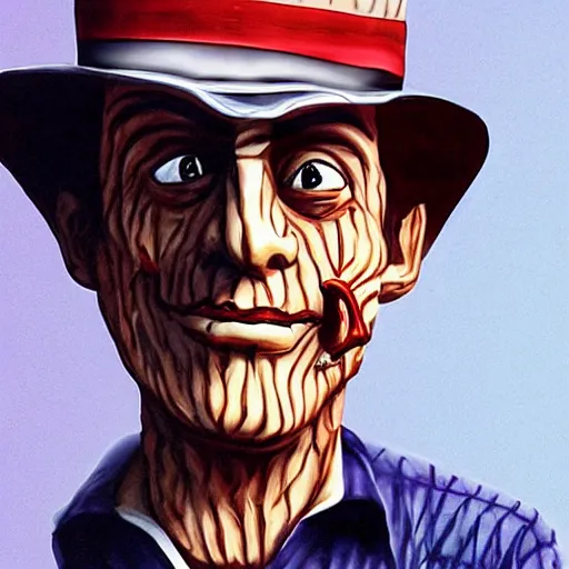 Prompt: jerry seinfeld as freddy krueger