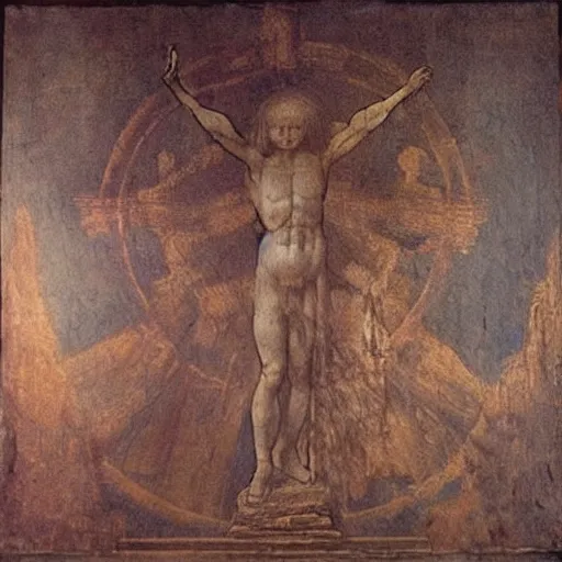 Prompt: art by leonardo da vinci representing a spirit