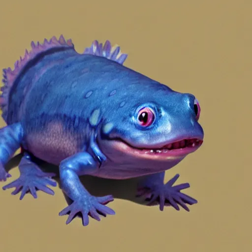 Image similar to a cute blue axolotl, imaginatio, digital art, concept art, ultra realistic, detailed, sharp image, full of details, super cute, little baby