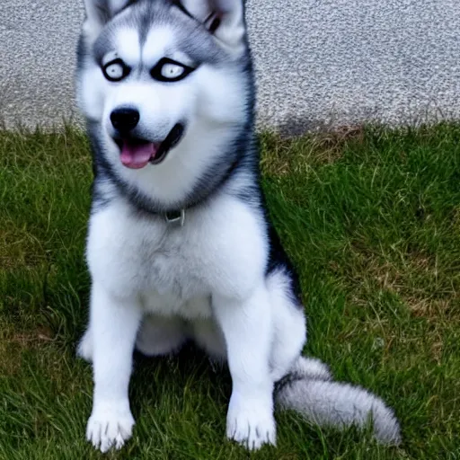 Image similar to irradiated mutated husky