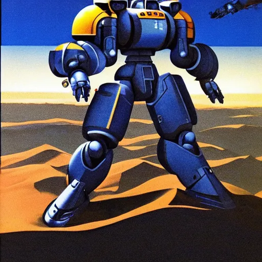 Image similar to gouf mobile suit armed with scifi weapons by chesley bonestell, karel thole, carole feuerman, bandai box art. realistic, trending on artstation