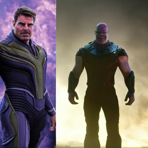 Image similar to tom cruise as thanos