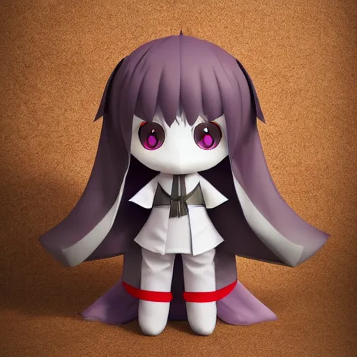 Image similar to cute fumo plush of the priest of the undying ones, eldritch summoner, vray