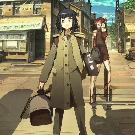 kino's journey (2003), highly detailed digital art, Stable Diffusion