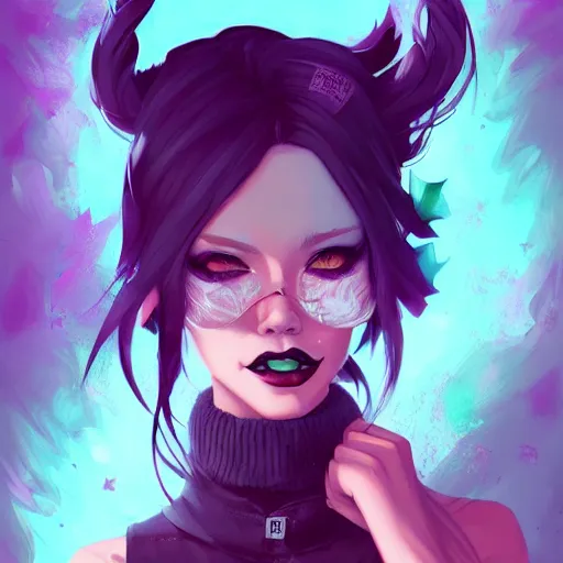 Image similar to a portrait of a beautiful punkrock girl, art by lois van baarle and loish and ross tran and rossdraws and sam yang and samdoesarts and artgerm and saruei, digital art, highly detailed, intricate, sharp focus, Trending on Artstation HQ, deviantart, unreal engine 5, 4K UHD image