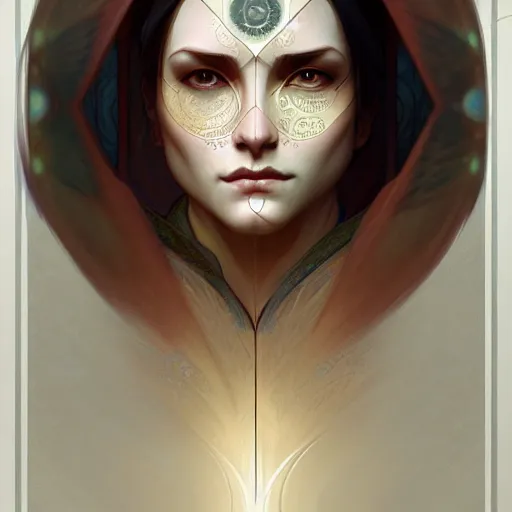 Image similar to Chakra Diagram Face, detailed, intricate, elegant, highly detailed, digital painting, artstation, concept art, smooth, sharp focus, illustration, art by Krenz Cushart and Artem Demura and alphonse mucha