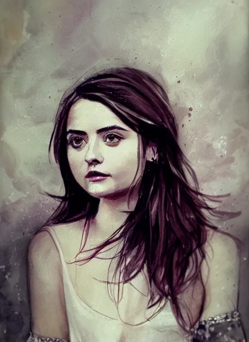 Prompt: jenna coleman by agnes cecile