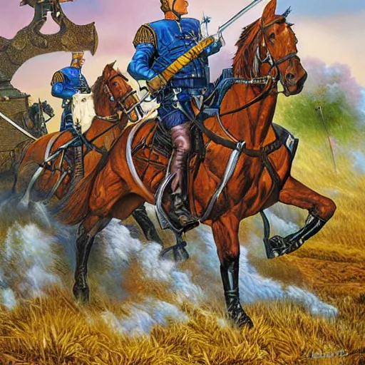 Image similar to Armstrong border reivers by Joe Jusko