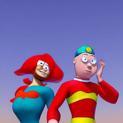 Image similar to barnacle boy and mermaid man ultra realistic 4 k photograph