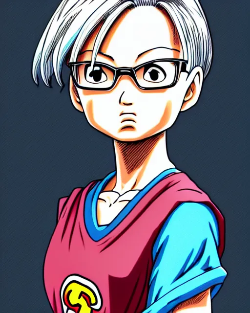 Prompt: sad adult woman character portrait, by akira toriyama, highly detailed, dynamic shadows, 4 k, splash art