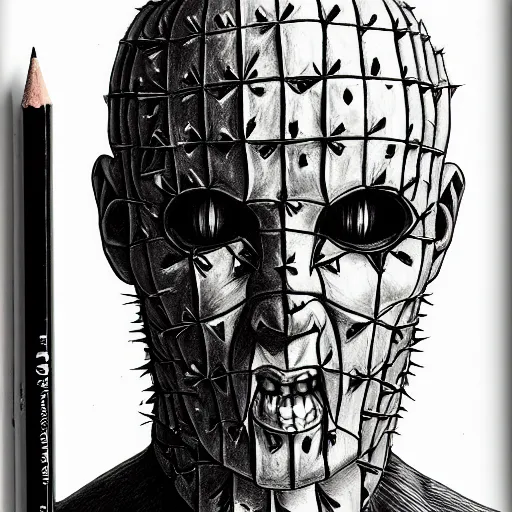 Pinhead Sketch Hardcover Journal for Sale by StraightGrizzly  Redbubble