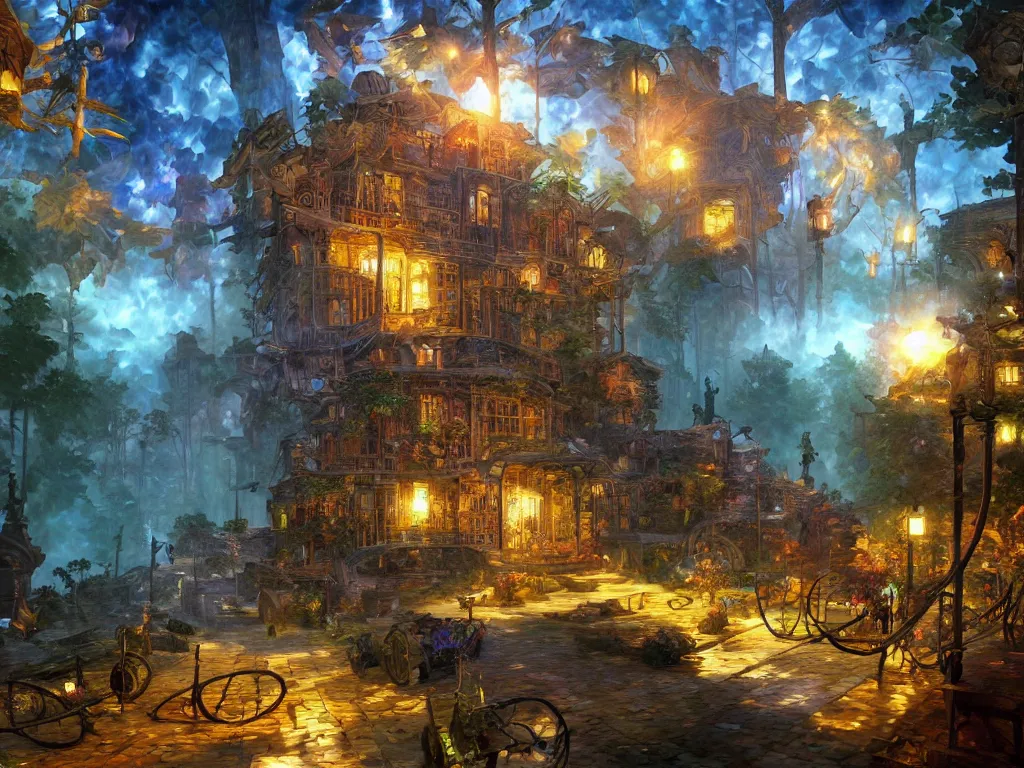 Image similar to cryengine render by android jones, james christensen, rob gonsalves, leonid afremov and tim white