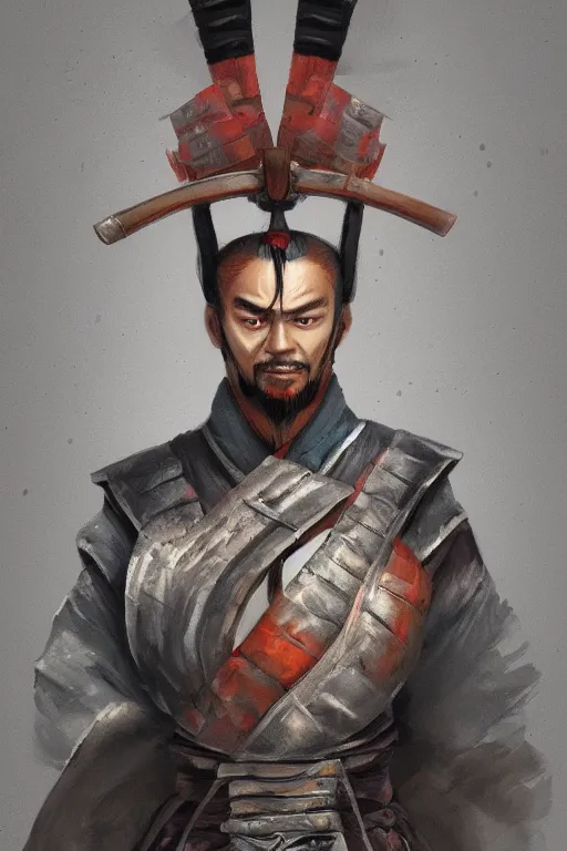 Image similar to samurai warrior by ariel perez from artstation