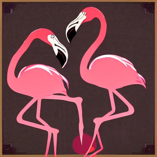 Prompt: the flamingo cafe, internetcore mashup plunderphonic collage album cover, meme trending on artstation